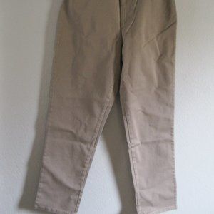 Basic Editions Denim Stretch Jeans.  12S.  New with tags.  Tan 12 S.